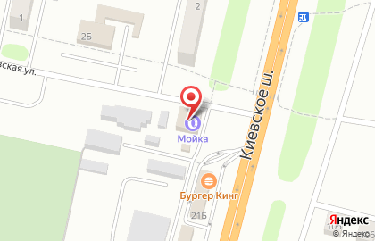Автокомплекс на Московской улице на карте