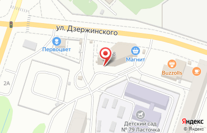 Компания Народные окна на улице Дзержинского на карте