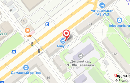 Мобильный шиномонтаж на Физкультурной улице на карте