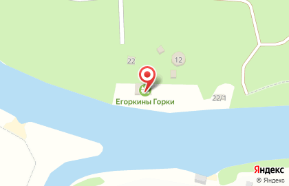 Егоркины горки на карте