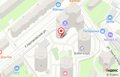 Спа-центр Art Spa на Спартаковской улице на карте