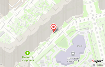 Магазин кондитерских изделий на улице Фёдора Абрамова на карте