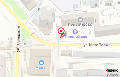 Магазин продуктов в Красноярске на карте