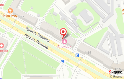 Торгово-производственная компания Домос на проспекте Ленина на карте