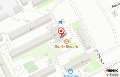 Магазин Пятница в Оренбурге на карте