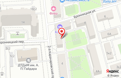 Хостел в Москве на карте