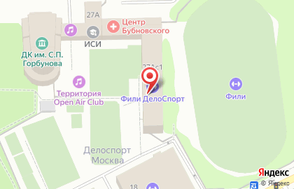 Детская футбольная школа Футболика на метро Багратионовская на карте