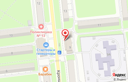Универсам Апельсин на Кронштадтской улице на карте