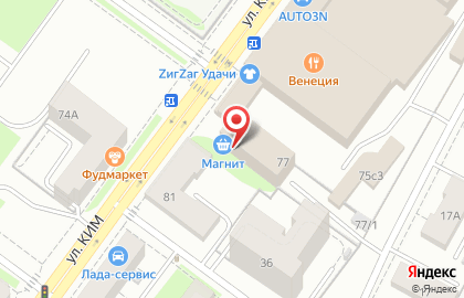 Автошкола УралТРЭК в Мотовилихинском районе на карте