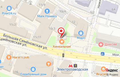 Страховая компания Согласие на Большой Семёновской улице на карте