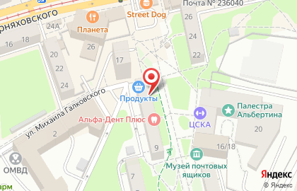 Консалтинговое агентство недвижимости Центральное на улице Рокоссовского на карте