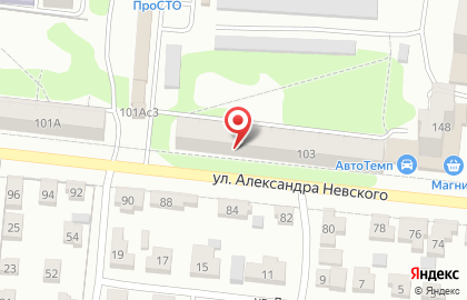 Ателье по реставрации пухо-перьевых изделий Сонюшка на улице А.Невского на карте