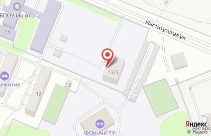 Общежитие Ангарский промышленно-экономический техникум на Ленинградском проспекте на карте