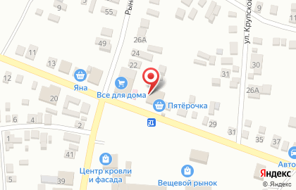 Супермаркет Пятёрочка на Советской улице на карте