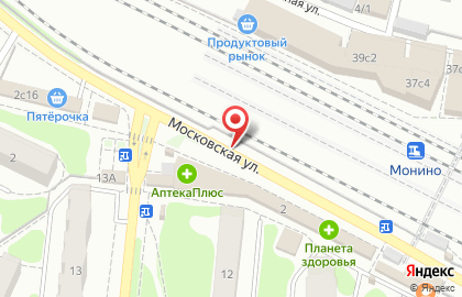 Компания Перевалка Монино на Московской улице на карте