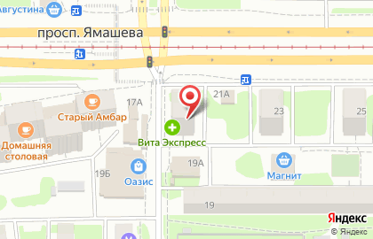 Служба экспресс-доставки Сдэк на проспекте Ямашева на карте