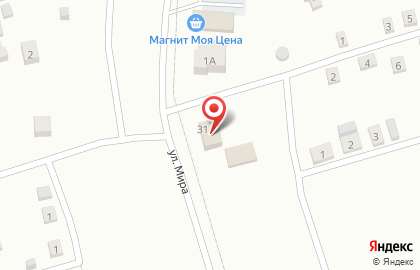 Продуктовый магазин Раздолье на улице Мира на карте