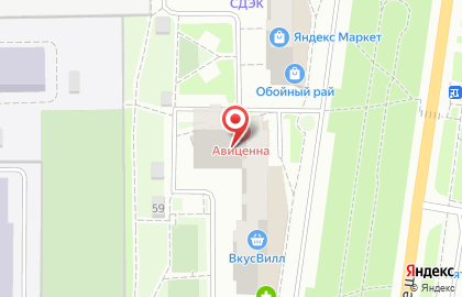 Компания Satels на Московском шоссе на карте