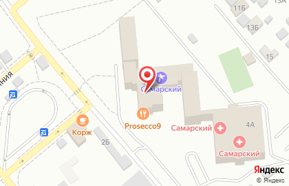 Медицинский центр Самарский в Кировском районе на карте