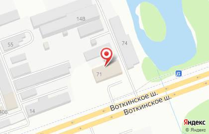 Восточный экспресс на Воткинском шоссе на карте