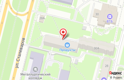 Центр независимой оценки на улице Сталеваров на карте