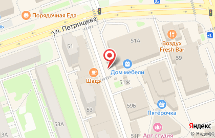 Киоск по продаже печатной продукции в Нижнем Новгороде на карте