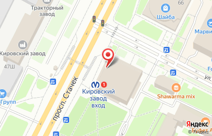Банкомат ВТБ на проспекте Стачек, 70 на карте