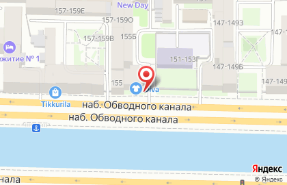 ООО Гуров и к, Стекольно-зеркальное Предприятие на набережной Обводного канала на карте