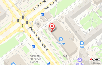 Банкомат ВТБ на Ульяновском проспекте, 14 на карте