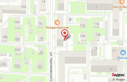 Зоомагазин ЗооЛавка на улице Черняховского на карте