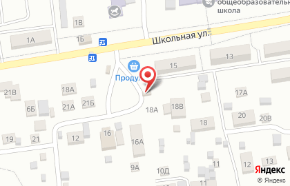 Продуктовый магазин Рублевка на Школьной улице на карте