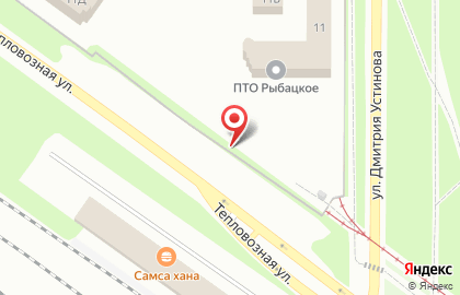 Автостоянка Карат на Тепловозной улице на карте