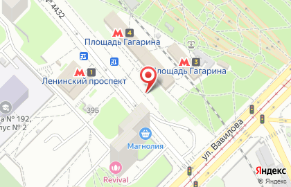 Сувенирный магазин на Ленинском проспекте, вл39 ст1 на карте