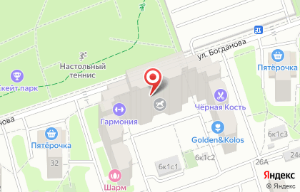Студия наращивания ресниц Ybeauty на улице Богданова на карте