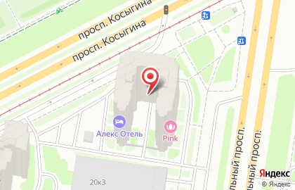 Компания Мир Натяжных потолков на проспекте Косыгина на карте