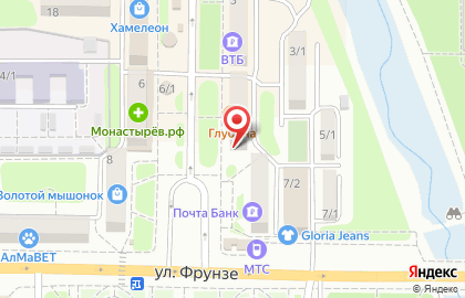 Стоматологическая клиника Оазис на площади Ленина на карте