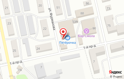 Салон Оптика-Центр на улице Фурманова на карте
