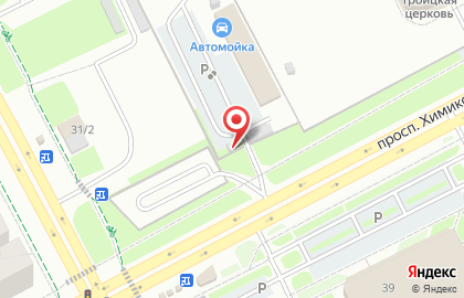 Автостоянка в Кемерово на карте
