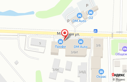Колёсный Центр Профи на Межевой улице на карте