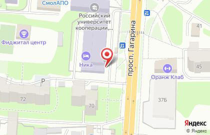 Магазин свежего мяса на проспекте Гагарина на карте