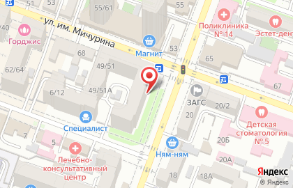 Компания Абсолют-сервис в Октябрьском районе на карте