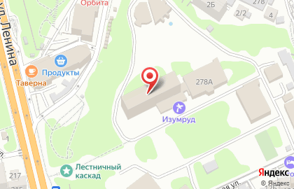Пансионат Изумруд на карте