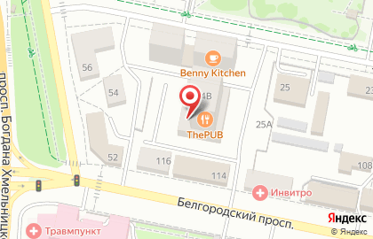 Студия балета и растяжки Levita на Белгородском проспекте на карте