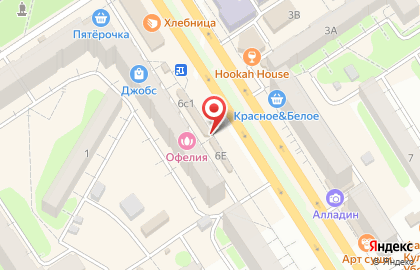 Мясная лавка на улице Тельмана на карте