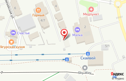Кафе Malina на Олимпийской улице на карте