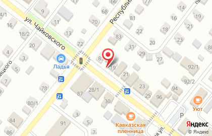Татьяна на улице Чайковского на карте