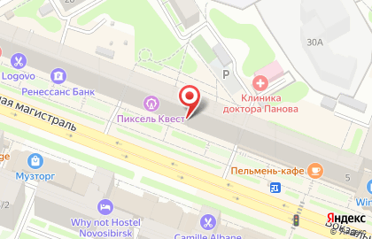 Связной Банк на Площади Гарина-Михайловского на карте