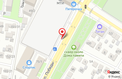 Аудиореклама от РА Медиа-тайм на проспекте Победы на карте