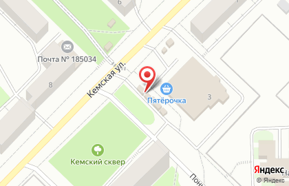 Киоск по продаже мясной продукции на Кемской улице на карте