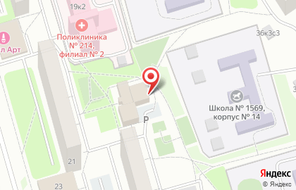 Район Орехово-Борисово Северное Совет пенсионеров, ветеранов войны, труда, Вооруженных Сил и правоохранительных органов на карте